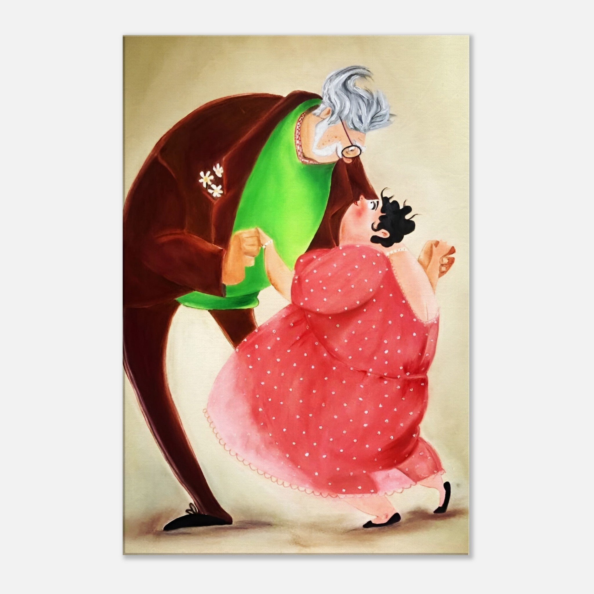 LIVE, LOVE & DANCE WITH ME  - Canvas Art