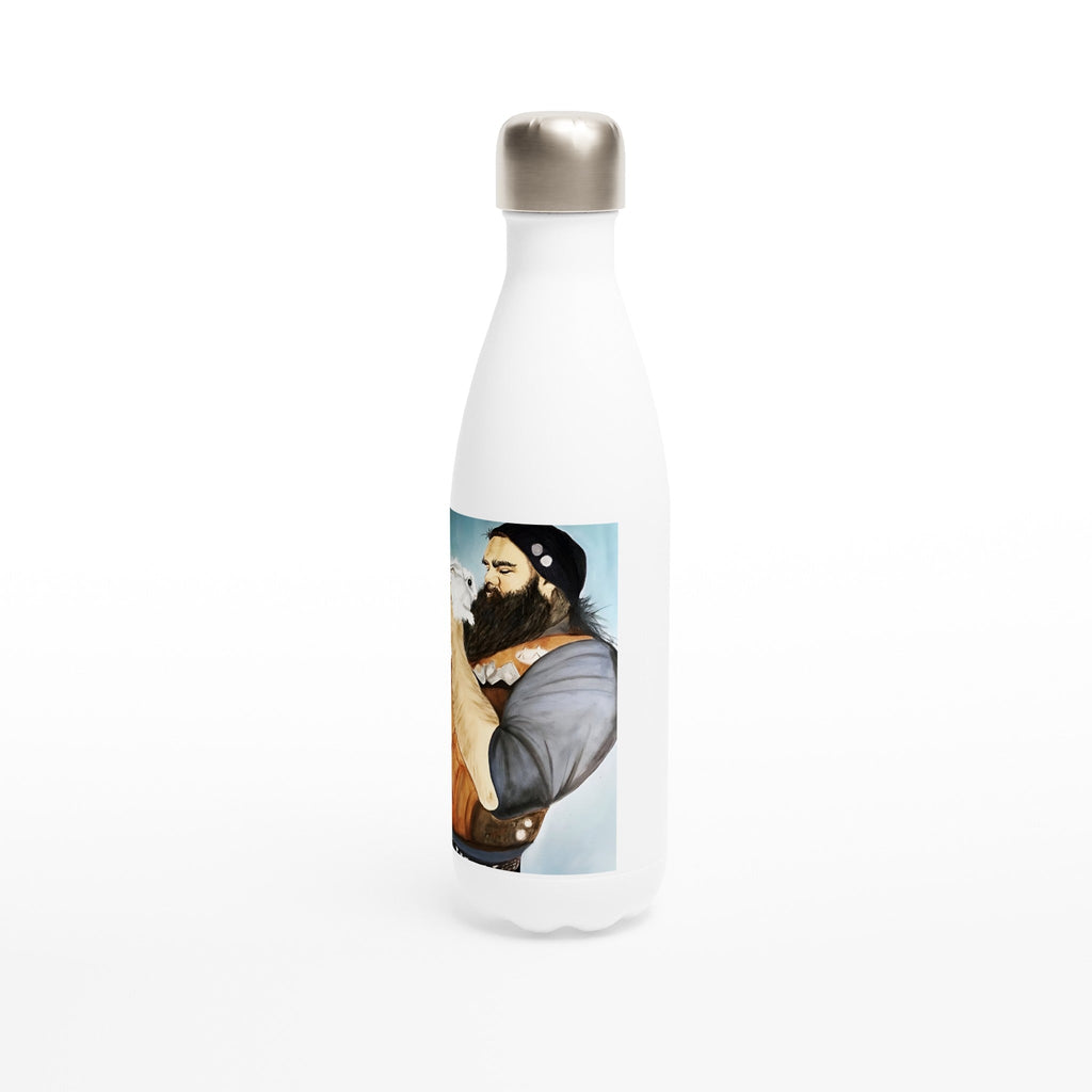 GENTLE GIANT - White 17oz Stainless Steel Water Bottle