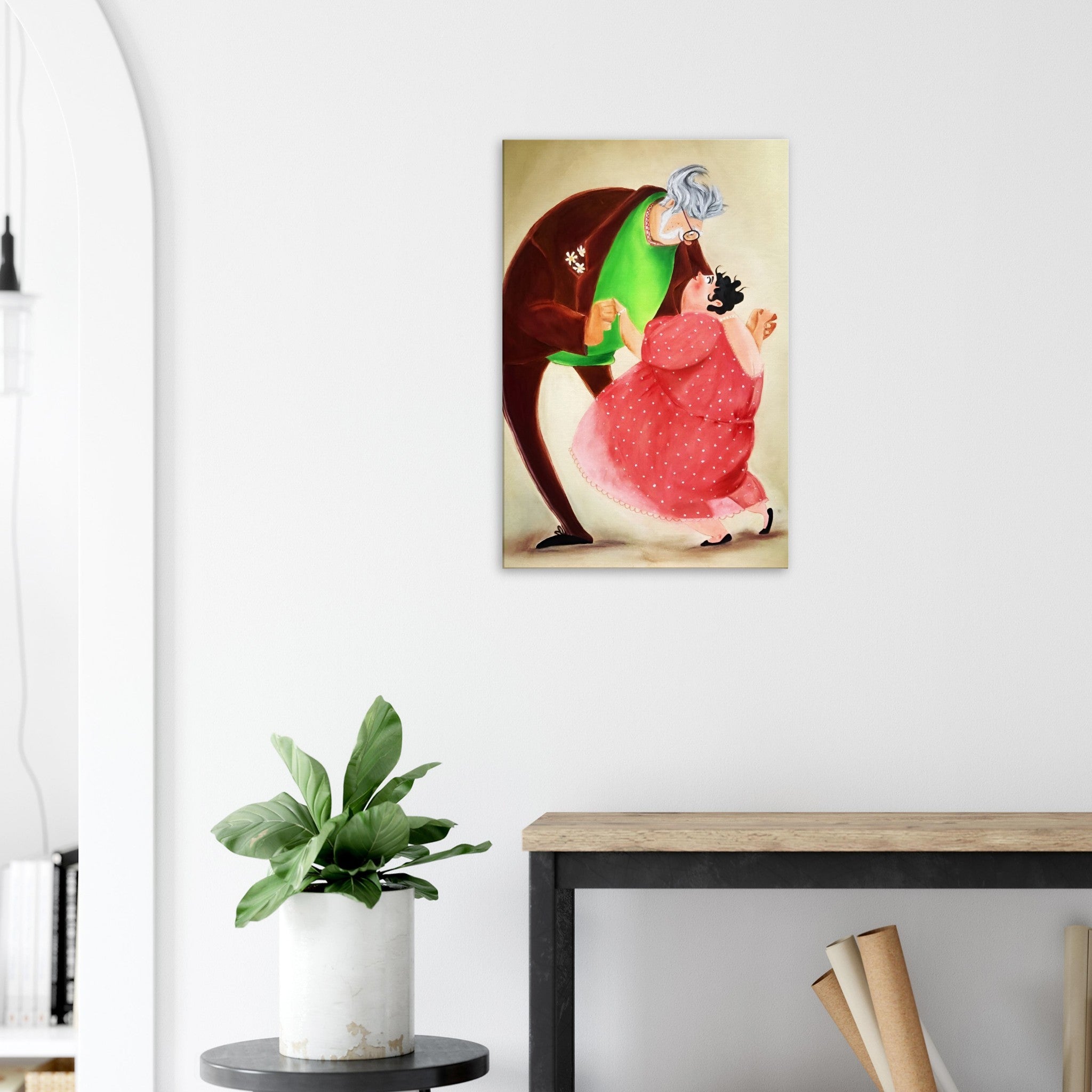 LIVE, LOVE & DANCE WITH ME  - Canvas Art