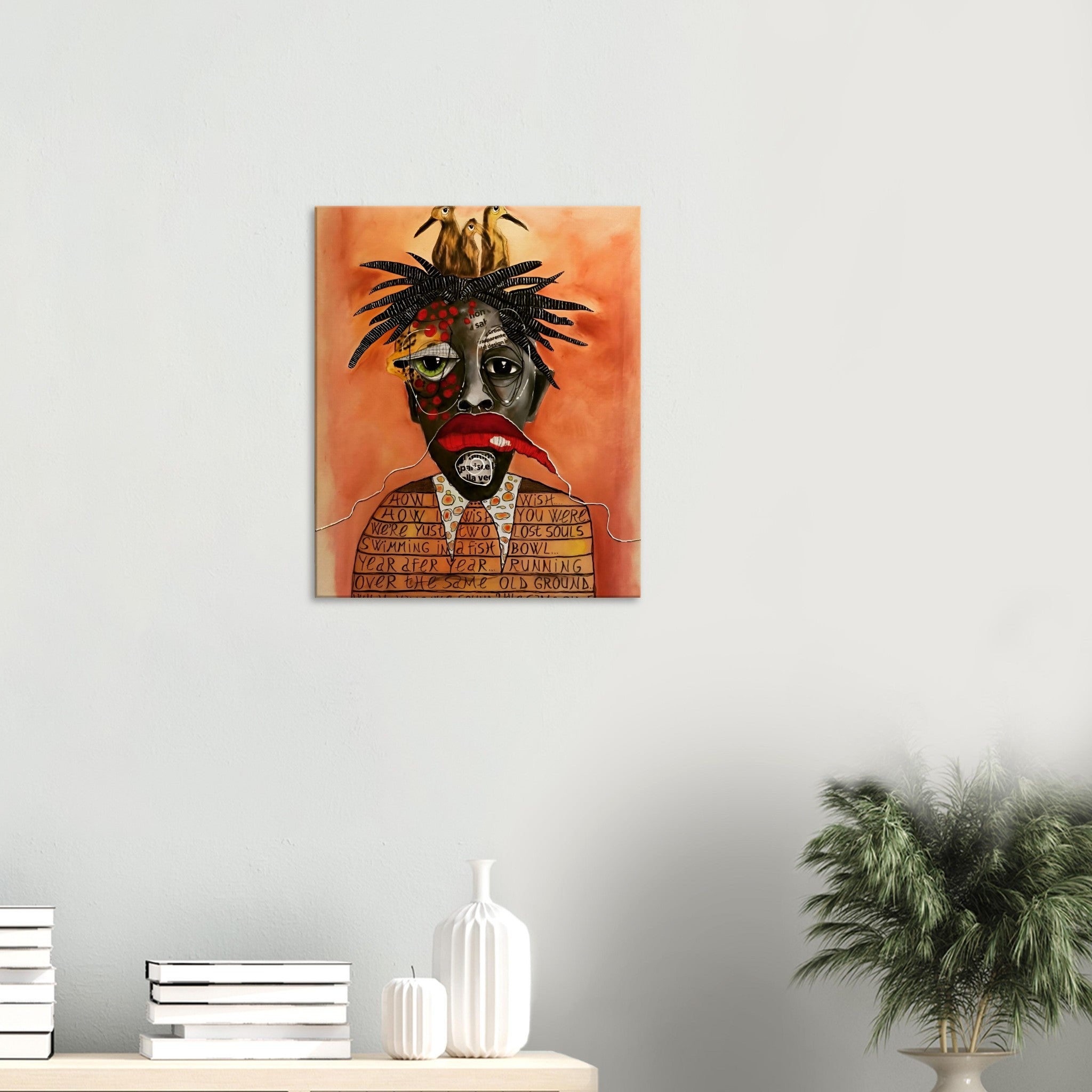 WISH YOU WERE HERE - Canvas Print