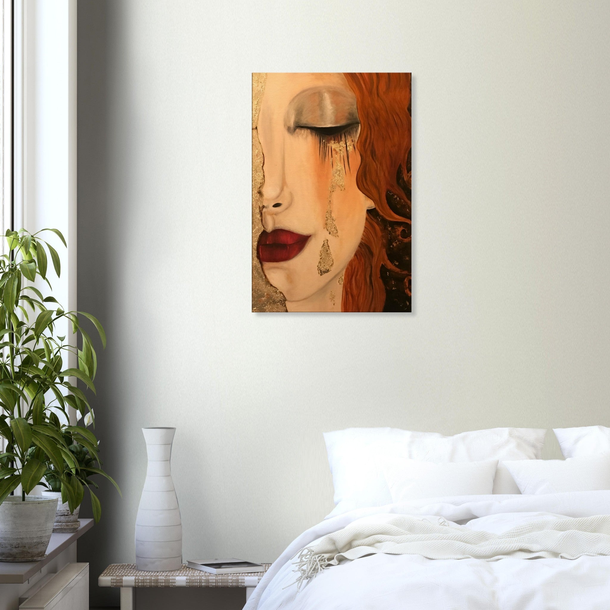 GOLDEN TEARS - Canvas Art