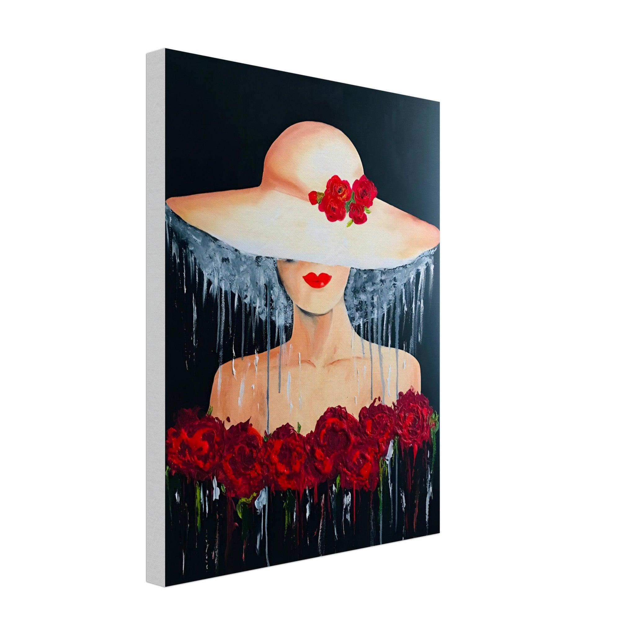 BED OF ROSES - Canvas Art