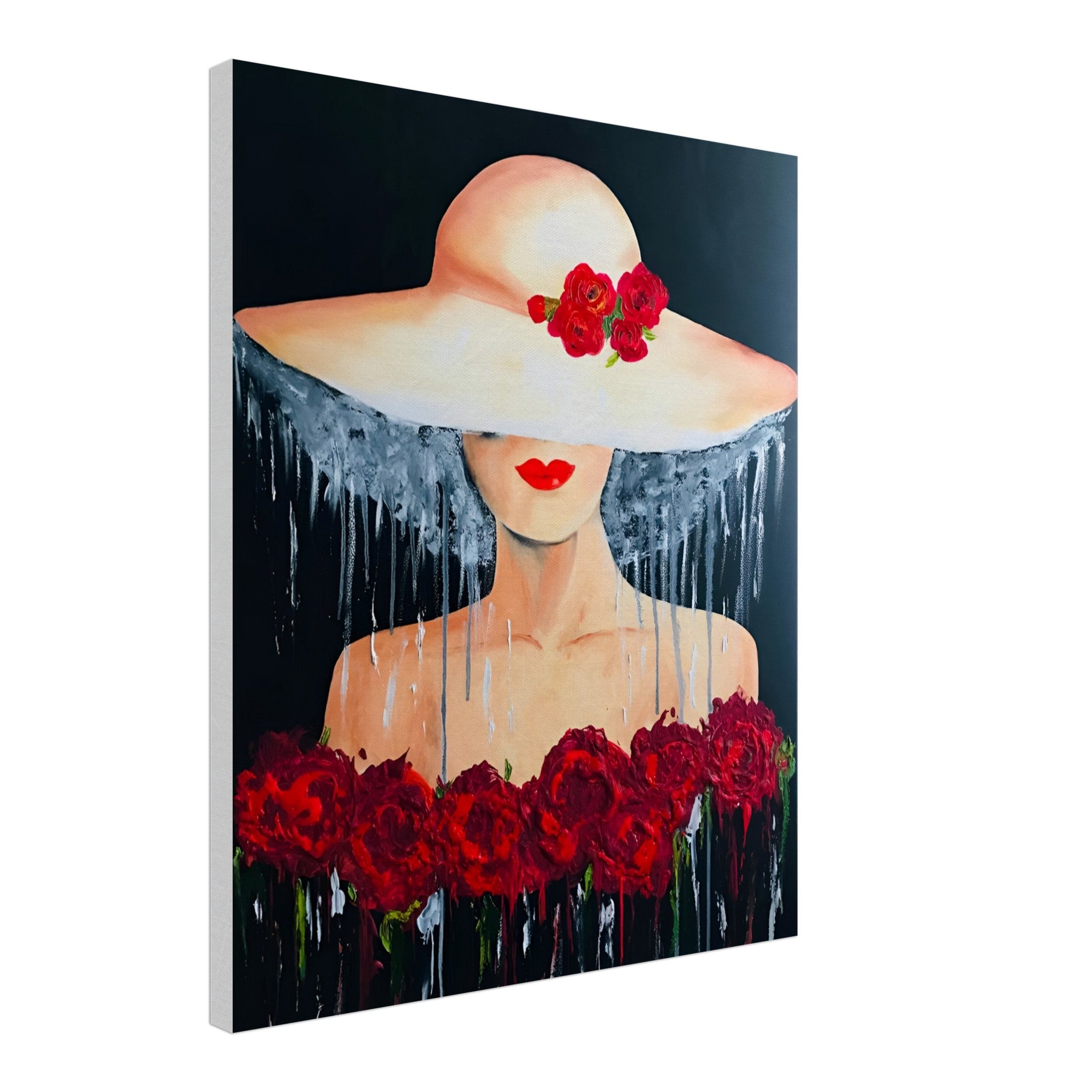 BED OF ROSES - Canvas Art
