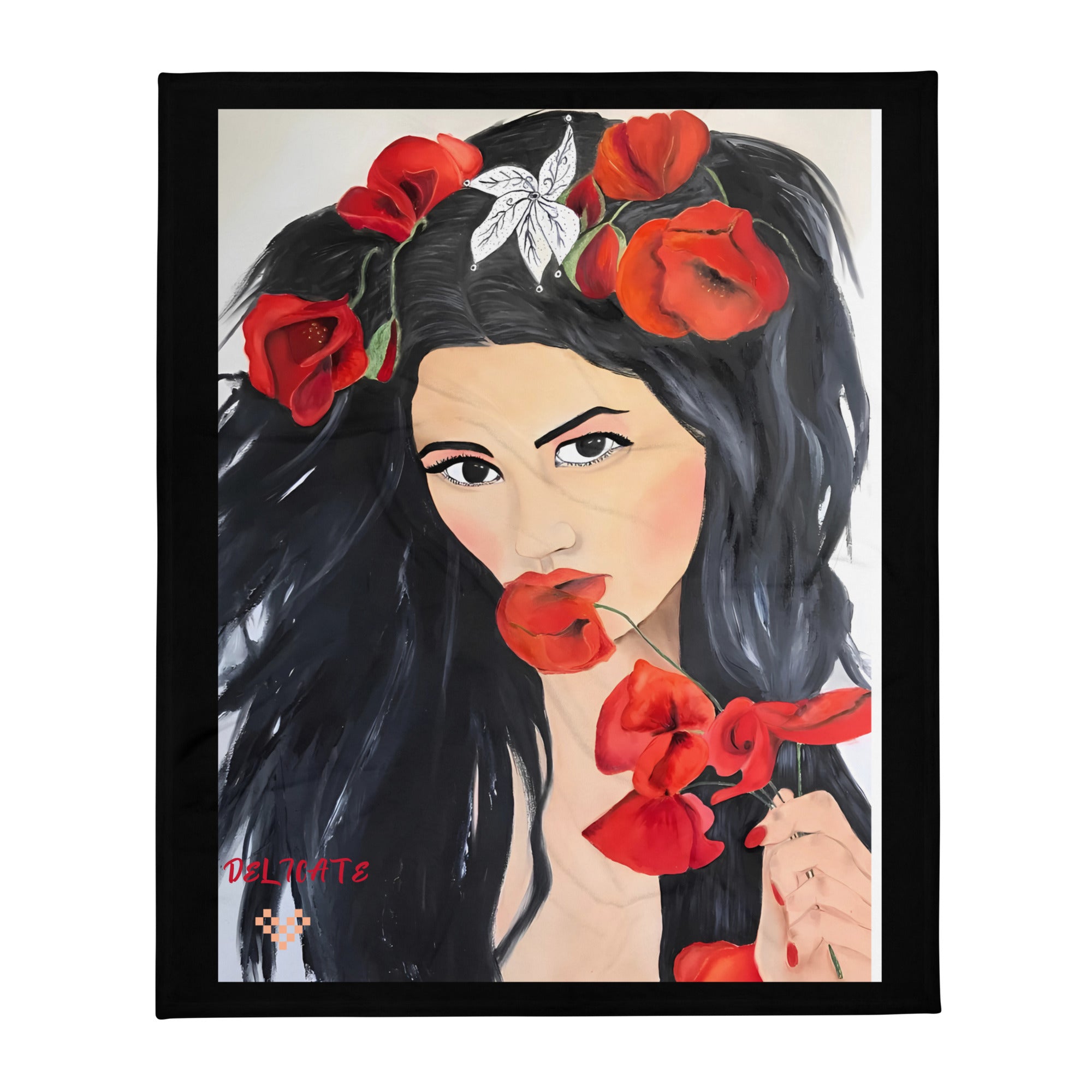 DELICATE - Throw Blanket