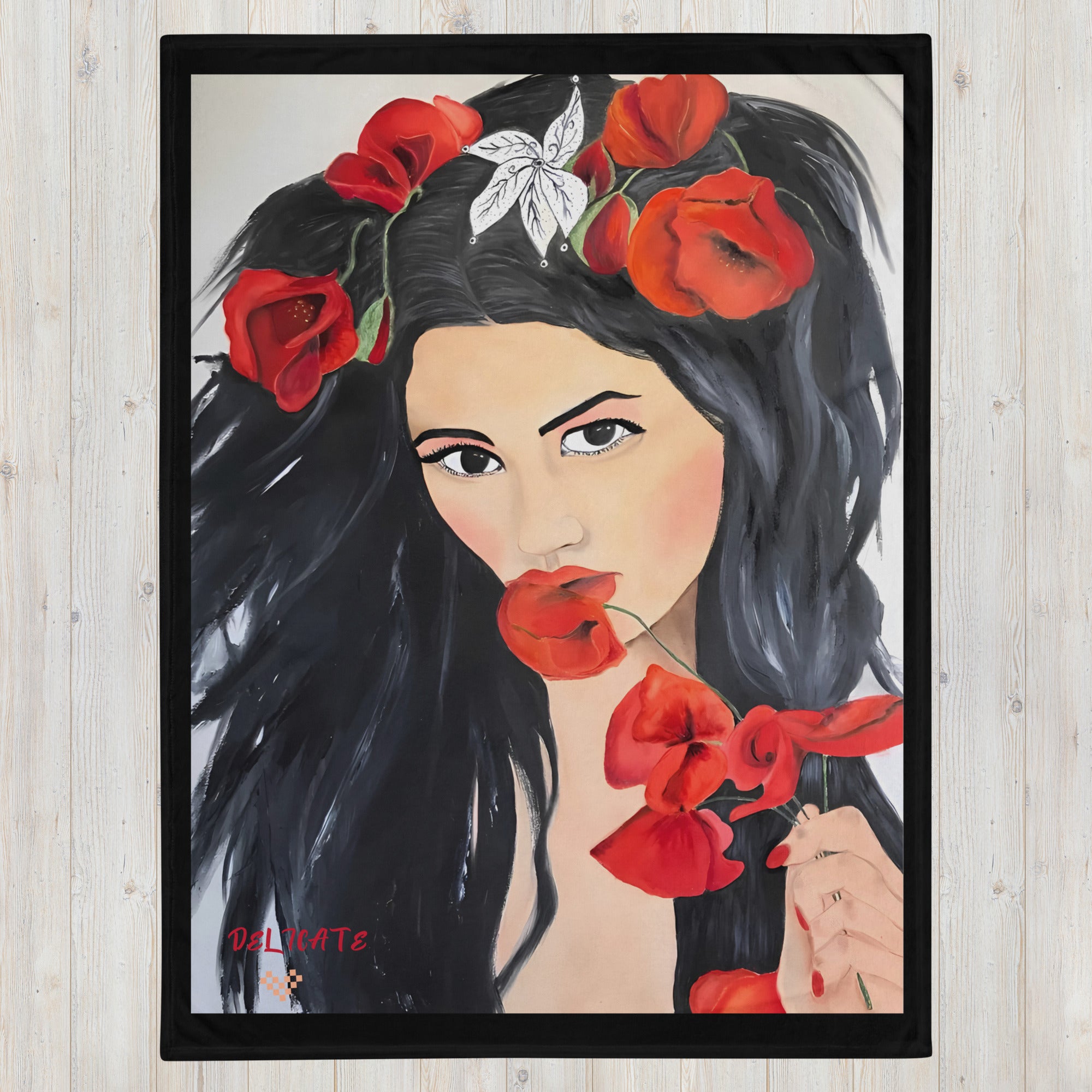 DELICATE - Throw Blanket