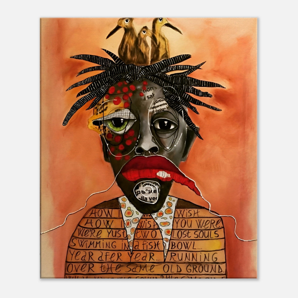 WISH YOU WERE HERE - Canvas Print