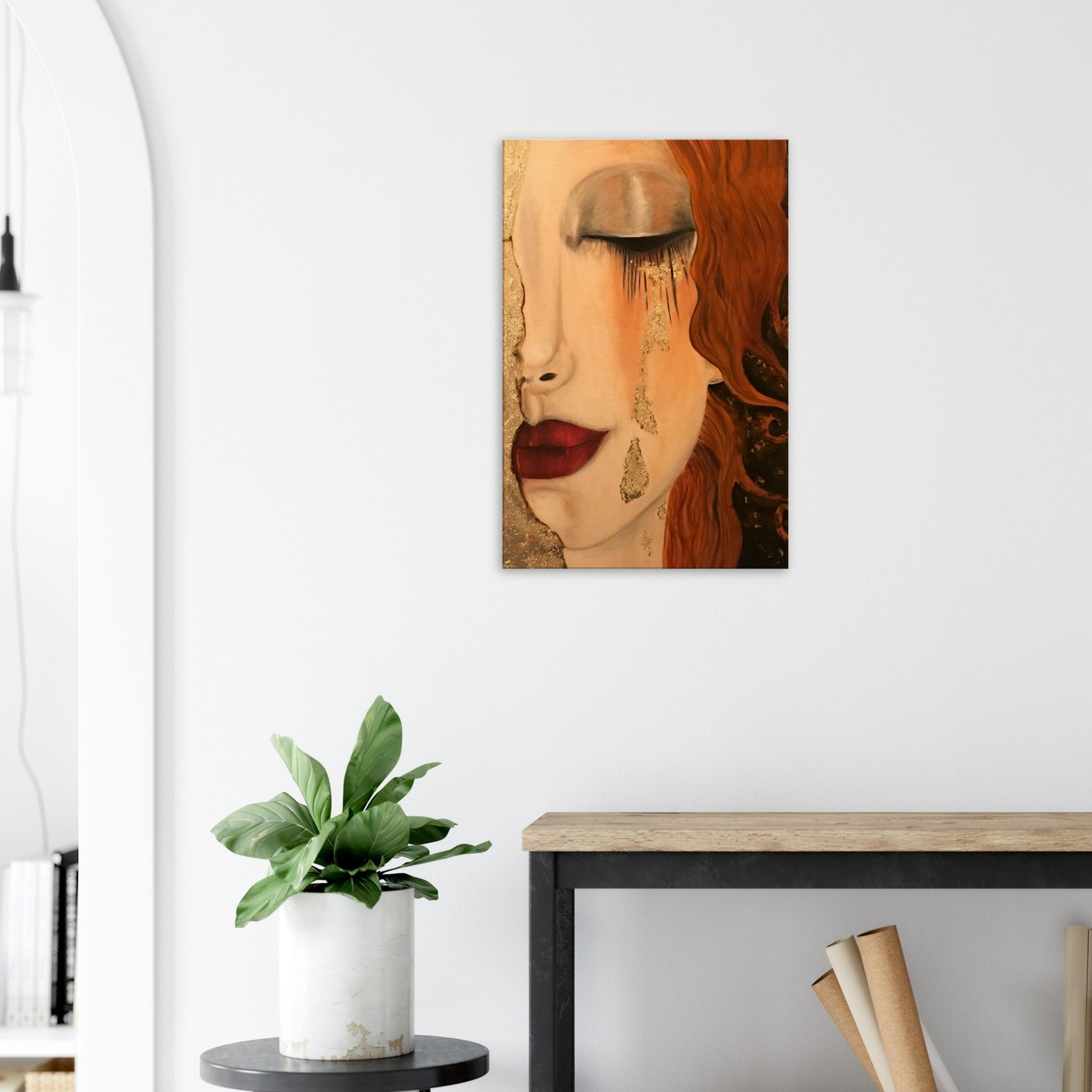 GOLDEN TEARS - Canvas Art