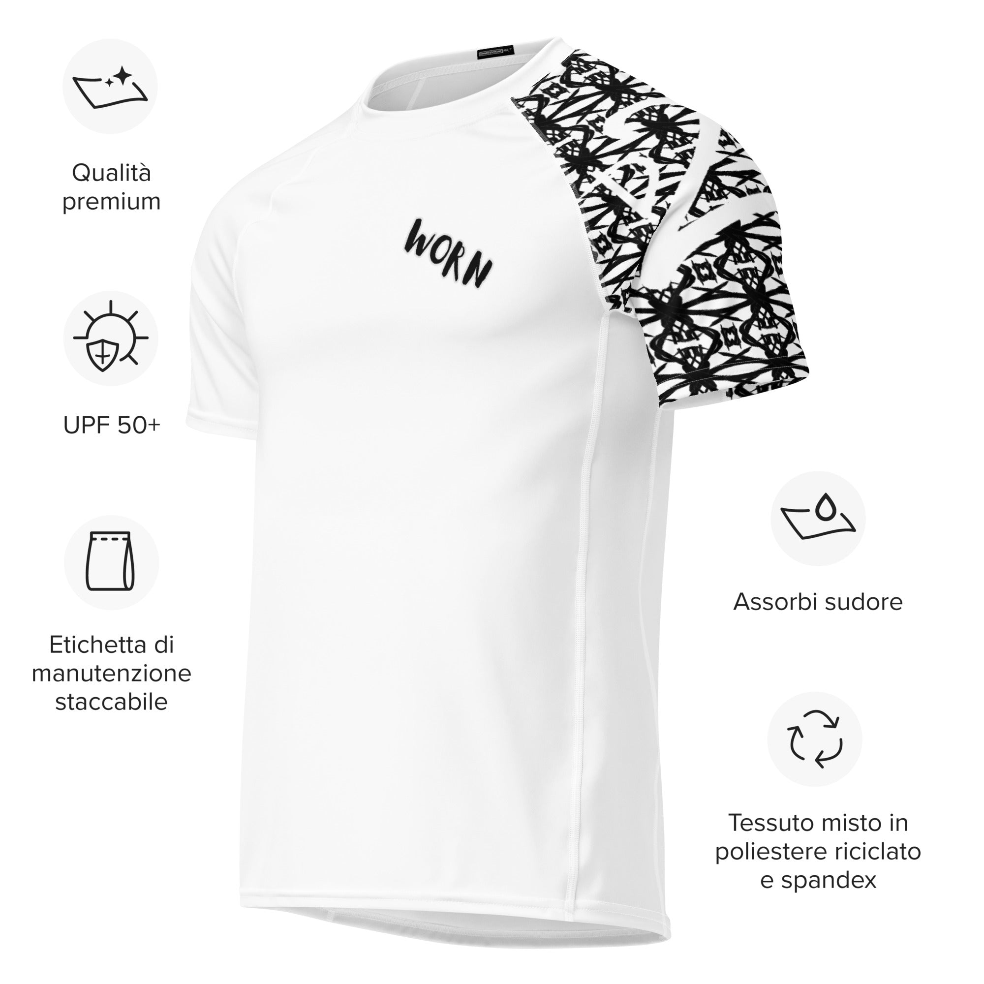 WORN OUT Rash Guard Sizing