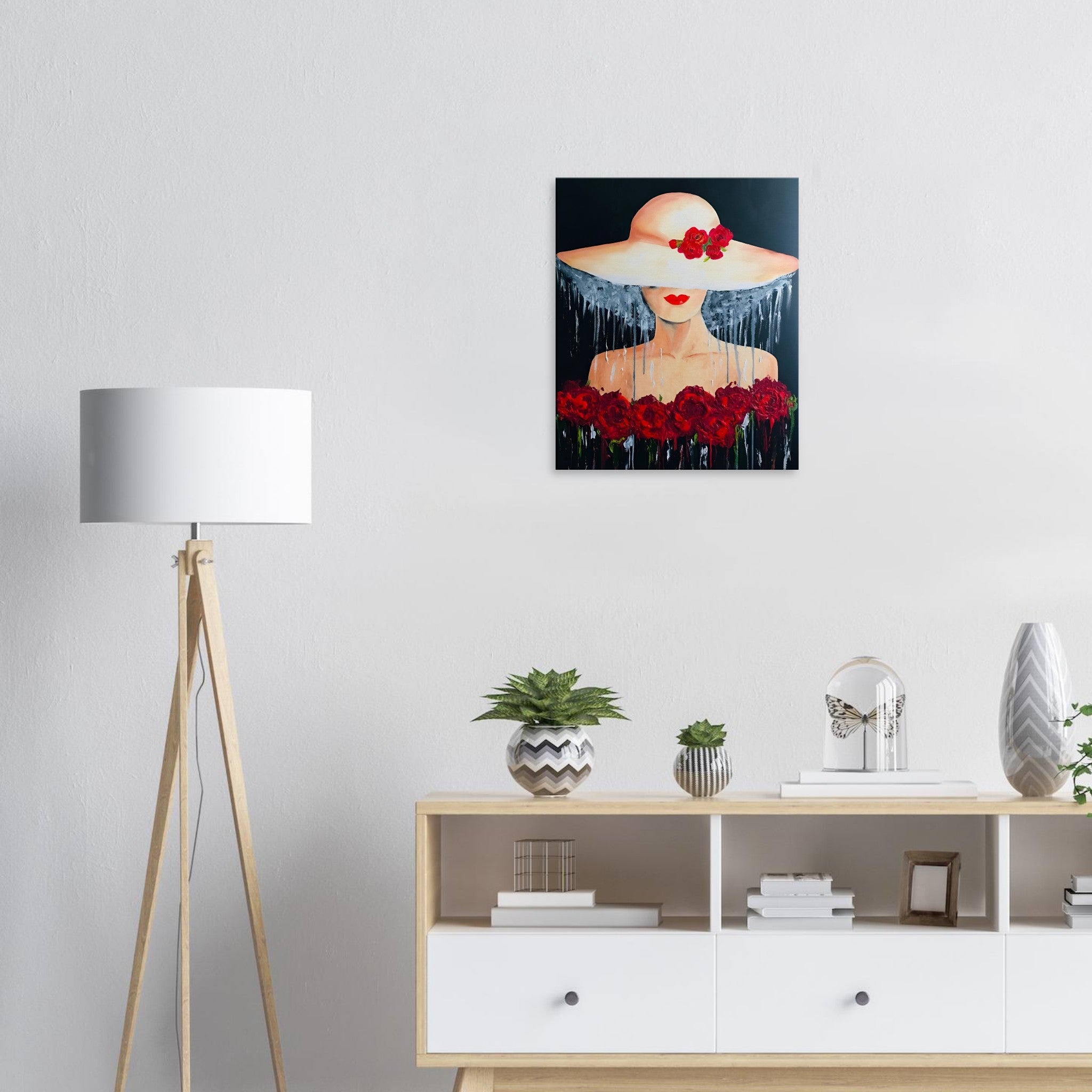 BED OF ROSES - Canvas Art