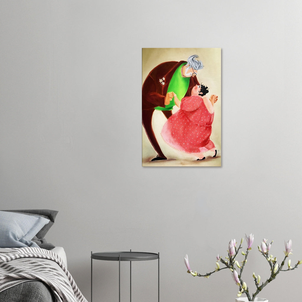 LIVE, LOVE & DANCE WITH ME  - Canvas Art