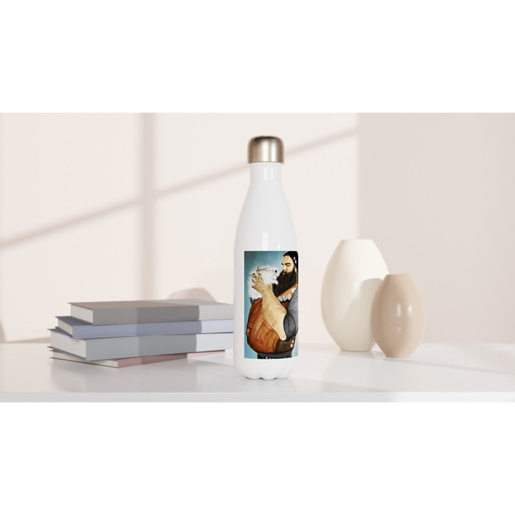GENTLE GIANT - White 17oz Stainless Steel Water Bottle