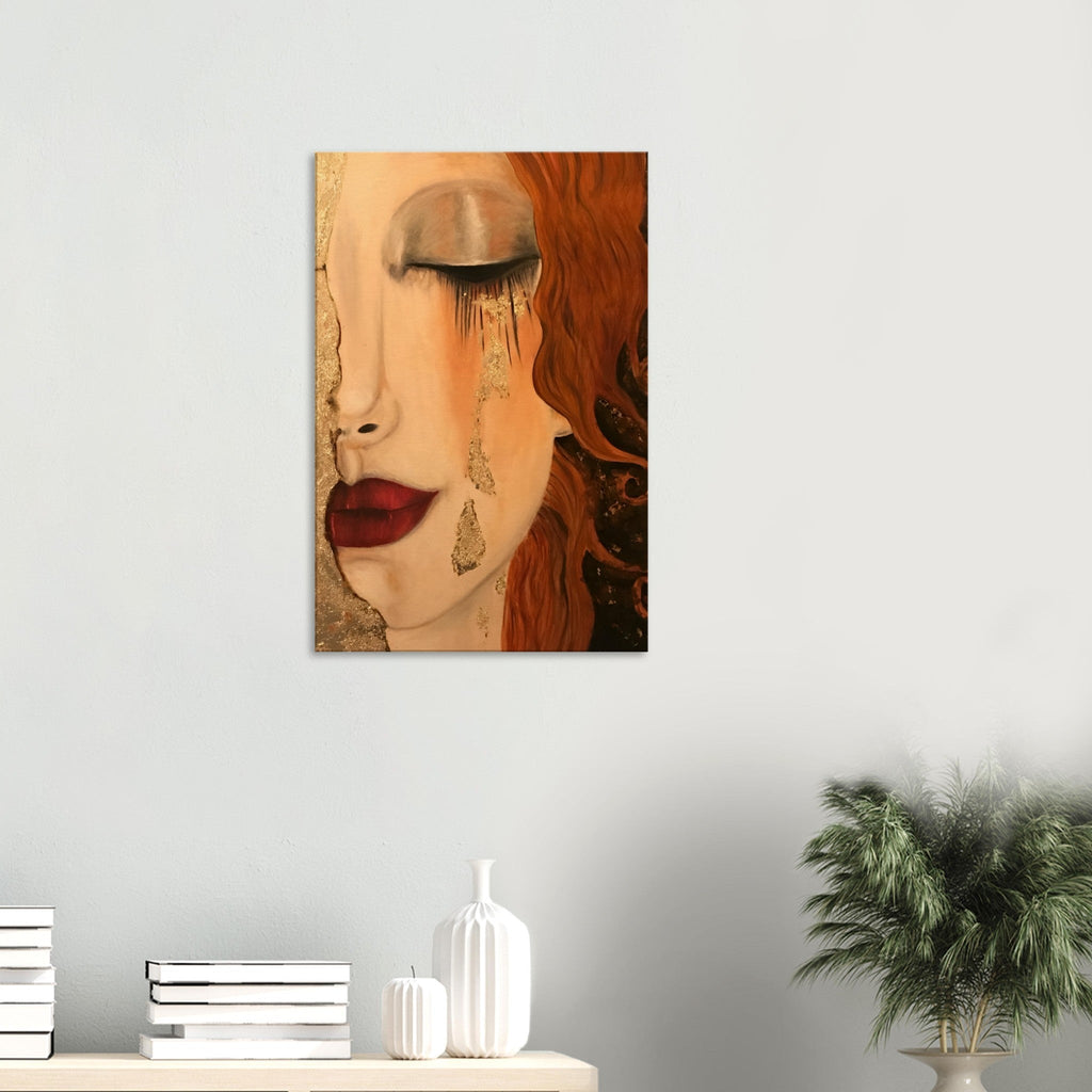 GOLDEN TEARS - Canvas Art