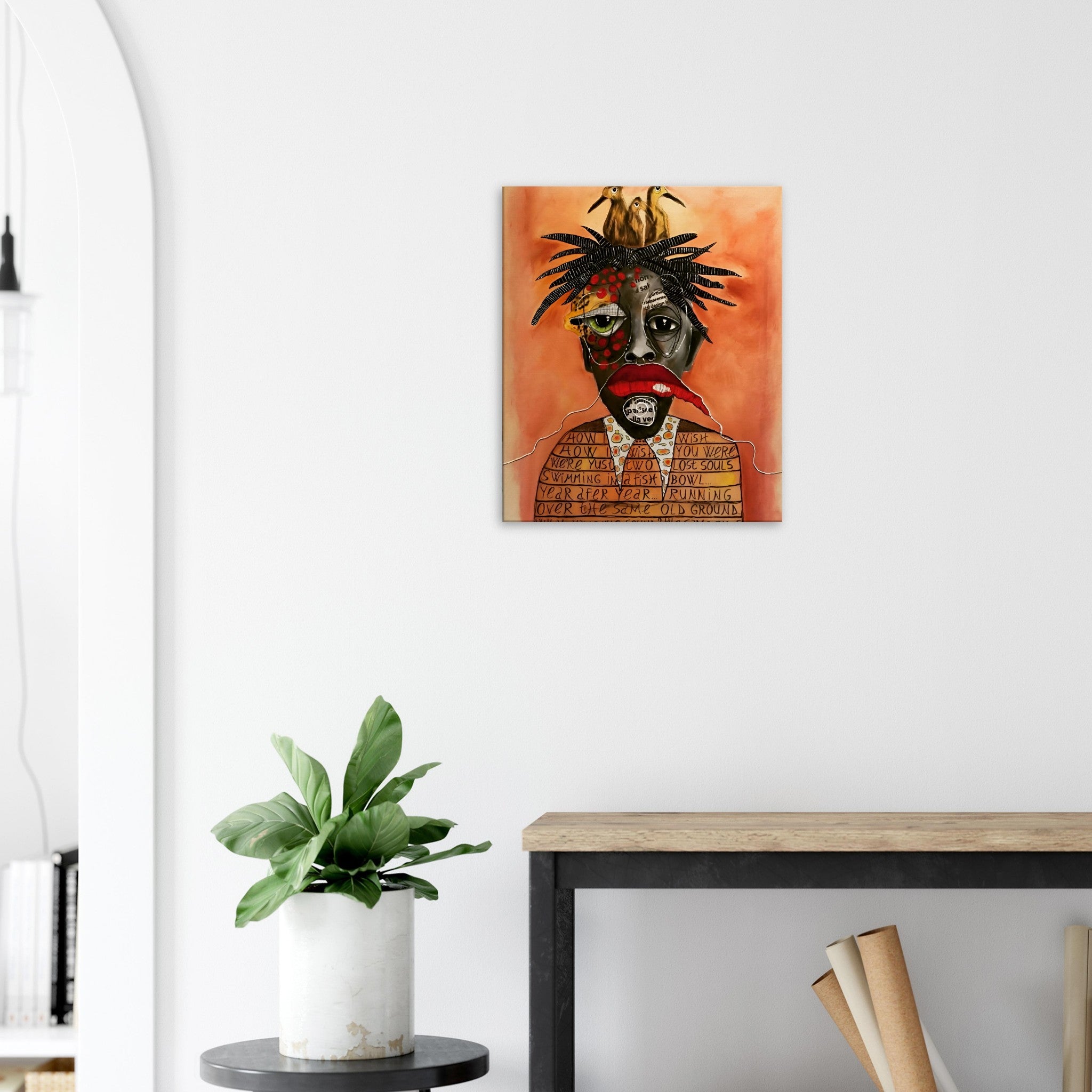 WISH YOU WERE HERE - Canvas Print