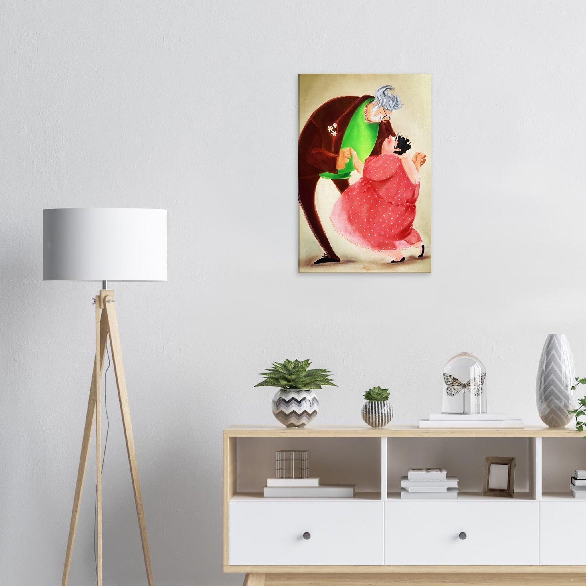 LIVE, LOVE & DANCE WITH ME  - Canvas Art